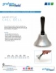 Product Sheet - Hand Style Call Bell